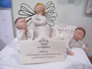 NWT DEMDACO WILLOW TREE ANGEL of PATIENCE w/TWO BABIES