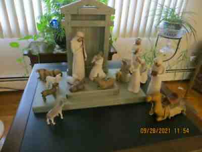 DEMDACO WILLOW TREE NATIVITY SET 18 PIECES