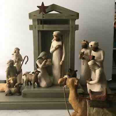 Willow Tree Nativity Set - CrÃ¨che + 13 Figures