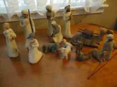Willow Tree Demdaco Nativity Set Scene - 3 Sets 13 Pieces