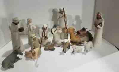 Willow Tree Demdaco Nativity Set Scene 16 Pieces