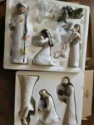 Demdaco Willow Tree 9 piece Nativity Set by Susan Lordi (Nativity + Wisemen)
