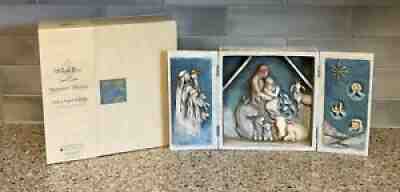 WILLOW TREE STARRY NIGHT NATIVITY SCULPTED HAND PAINTED SUSAN LORDI 27370