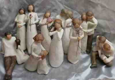 Willow Tree Figurines Used Lot of 10 they are ALL the Larger ones