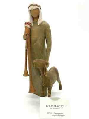 Willow Tree Nativity ZAMPOGNARO Shepherd w Bagpipe by Demdaco #27183 Susan Lordi