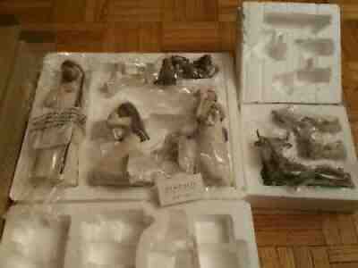 SUSAN LORDI WILLOW TREE NATIVITY SET, OX & GOAT SET - 26005 & 26180, MIB