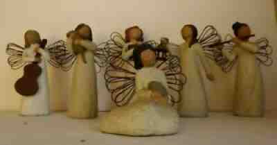 Lot of 6 Demdaco Willow Tree Susan Lordi Angels