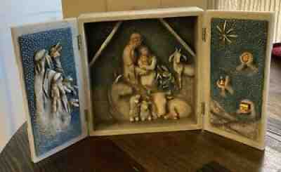 Willow Tree Starry Night Nativity Sculpted Triptych Susan Lordi 27370 Demdaco