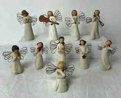Huge Lot of 10 Willow tree Angels 1999- 2001 DEMDACO SUSAN LORDI