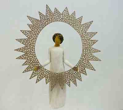 Willow Tree Starlight Tree Topper, Sculpted Hand-Painted Figure Christmas Decor