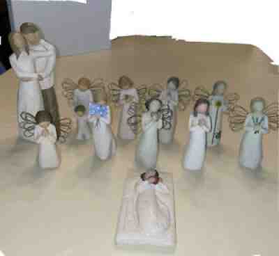 willow tree figurines used lot