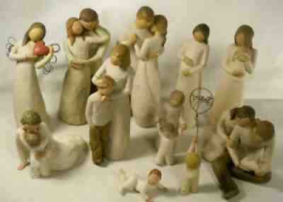 WILLOW TREE FIGURINES FAMILY together promise new life guardian angel 11 lot