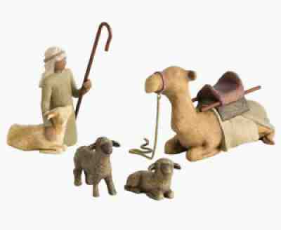 NIB DEMDACO WILLOW TREE BY SUSAN LORDI SHEPARD AND STABLE ANIMALS STOCK 26105