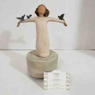 Happiness Musical WILLOW TREE Susan Lordi Dance Blue Birds Tchaikovsky Rotates