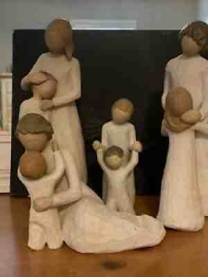 willow tree figurines lot of 4