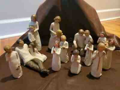 WILLOW TREE Angels Figurines Lot of 12 Demdaco 1999-2008 Lot