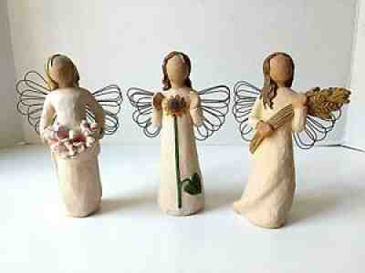 Willow Tree Season Angels Spring Summer Autumn by Lordi 2001 Set Of 3 Mint