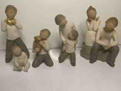 Willow Tree LOT KIDS CHILDREN BROTHERS SISTERS Demdaco Susan Lordi