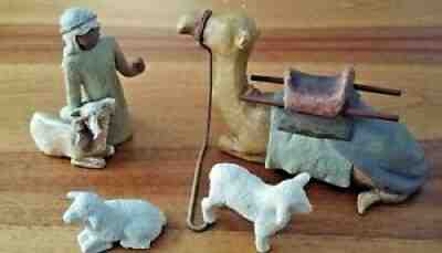 Willow Tree Figurines Shepherd, Camel, By Susan Lordi Demdaco Orig box
