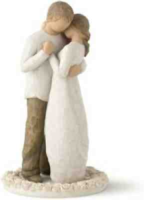 Willow Tree Promise, sculpted hand-painted cake topper