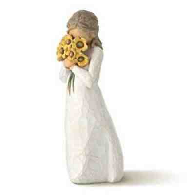Willow Tree Figure Person Sunflower Friend Gift Her Decor Home Rustic New