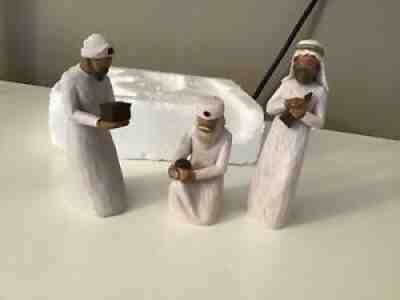 Christmas willow tree figurines three Wisemen