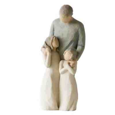 Willow Tree Figurine 26232 MY GIRLS Father with Daughters New in BOX