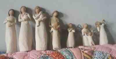 Willow Tree Lot Pregnant Mom Child Baby Daughter Guardian Angel sign Love