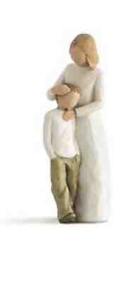 Willow Tree Mother and Son, Sculpted Hand-Painted Figure