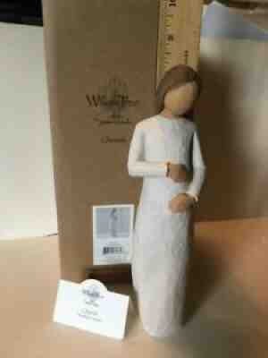Willow Tree CHERISH figurine #26082 MINT IN BOX NEW expecting mother pregnant