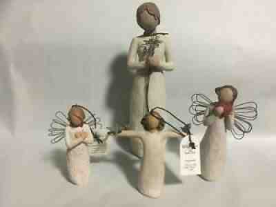 Willow Tree Happiness & Remembrance Ornament - Angel of the Heart & Grateful fig