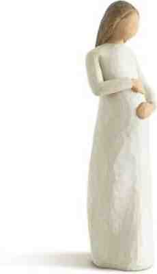 Willow Tree Cherish Figurine 26082 (Pregnant Lady) in Branded Gift Box