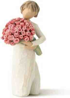 Willow Tree Abundance Rose Hand Painted Figurine New