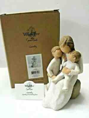 Willow Tree #26100 Quietly Figurine Susan Lordi Demdaco 5.5" Loving Mother Sons