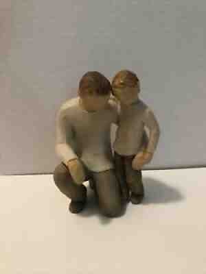 Willow Tree Demaco Susan Lordi - Father and Son Dad Figurine 6" tall 2000 #26030
