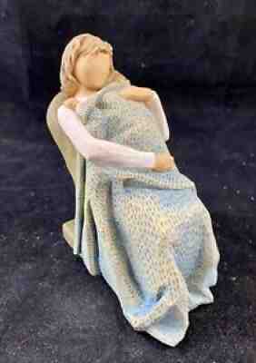 Willow Tree "The Quilt" Figurine Ornament 2010 Rocking Baby Susan Lordi 6" Tall