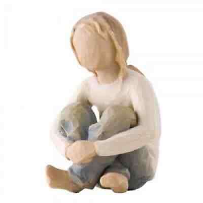 Willow Tree Figurine Roses in the garden Collection - Spirited Child by Susan Lo
