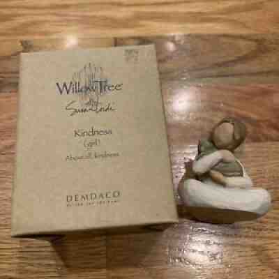 Willow Tree 2008 Demdaco Figurine Kindness Girl With Kitty By Susan Lordi