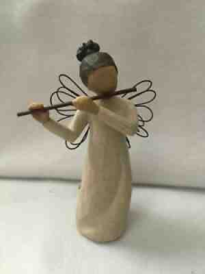 Willow Tree Angel of Harmony ornament, girl playing flute, Demdaco collectible