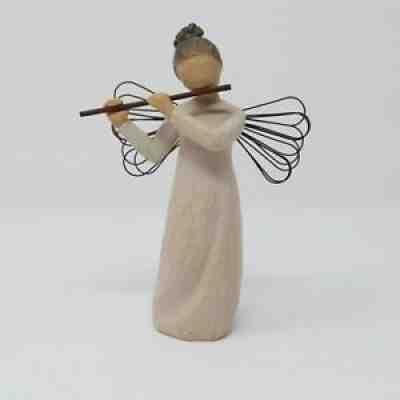 Willow Tree Figurine Angel of Harmony Playing Flute Susan Lordi DEMDACO 2002