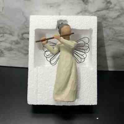 Willow Tree Angel of Harmony ornament, flute, Demdaco collectible, In Box