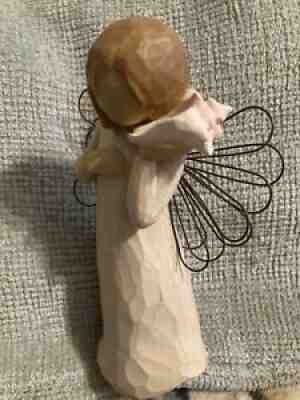 Willow Tree Thinking of You Figurine Angel Conch Seashell 2004