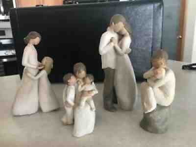 Willow Tree- Promise, Guardian, Quietly, Mother & Daughter. Set of 4.