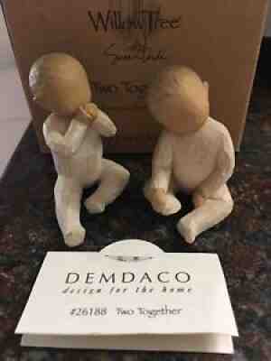 Willow Tree Two Together Love in Abundance Twins NIB Free shipping Boys/Girls