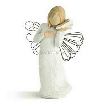 Willow Tree Figurine - Thinking of You holding a conch shell - #26131 With Box