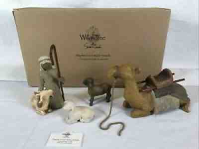 Demdaco Willow Tree Nativity figures Shepherd and Stable Animals Model 26105