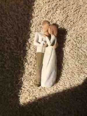 Willow Tree Figurine 26181 "Our Gift" Couple with Baby by Susan Lordi 2006