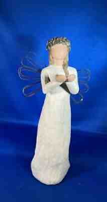 Willow Tree Angel of Christmas Spirit Susan Lordi 2001 Wings Flower Crown