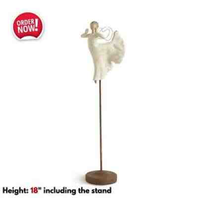 Willow Tree Song of Joy Angel Sculpted Hand-Painted Figurine Statue Gift Decor