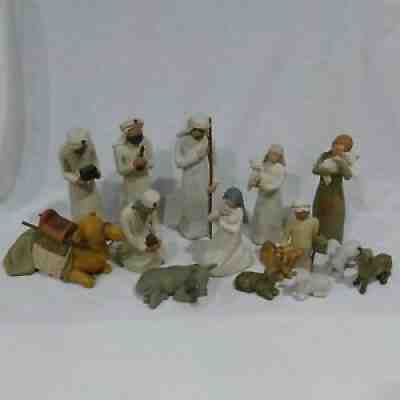 Willow Tree Demdaco Nativity Set, Wisemen, Shepherd ~ 14 Pieces ~ Susan Lordi